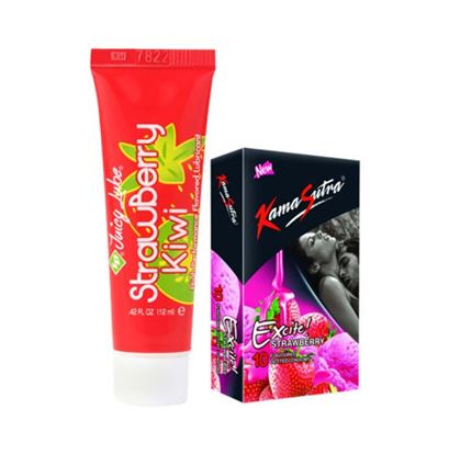 Picture of Thats Personal Combo Pack of ID Juicy Lube Lubricant 12 ml & KamaSutra Excite Condom
