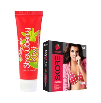 Picture of Thats Personal Combo Pack of ID Juicy Lube Lubricant 12 ml & Skore Condom
