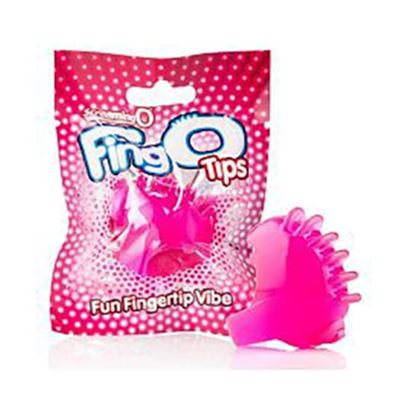 Picture of The Screaming O Fing O Tips Vibrating Finger Ring Pink