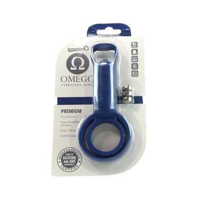 Picture of The Screaming O Omego Vibrating Ring Blue