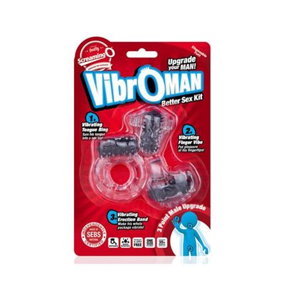 Picture of The Screaming O VibrO Man Sex Kit Black