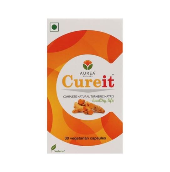 Picture of Aurea Biolabs Cureit - Bio Efficient Curcumin Veg Capsule