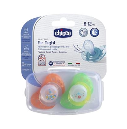 Picture of Chicco Physio Air Lumi Silicone 6-12 Months Soother
