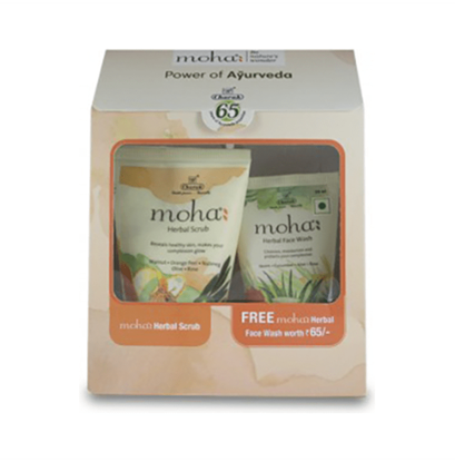 Picture of Moha Herbal Scrub 100gm with Free Herbal Face Wash 50ml