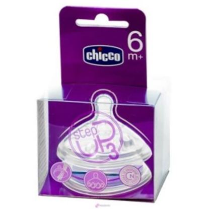 Picture of Chicco Physiological Nipple 6M+
