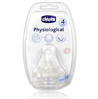 Picture of Chicco Physiological Nipple 4M+