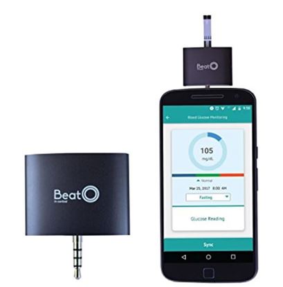 Picture of BeatO Smartphone Glucometer with 100 Strips