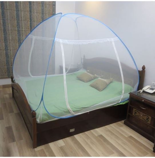 Picture of Healthgenie Double Bed Mosquito Net Blue