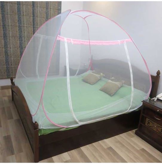 Picture of Healthgenie Double Bed Mosquito Net Pink