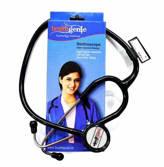 Picture of Healthgenie HG-101G Mono Nurses Stethoscope Black