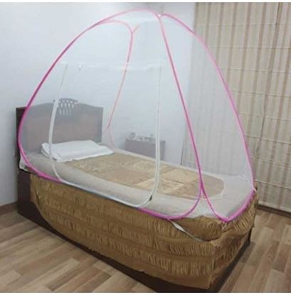 Picture of Healthgenie Single Bed Mosquito Net Pink