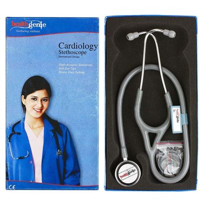 Picture of Healthgenie HG-403G Double Diaphragm Stethoscope Grey