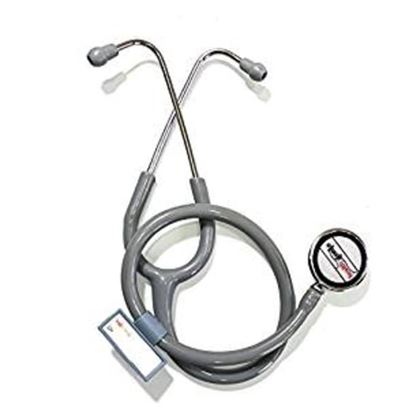 Picture of Healthgenie HG-404G Aluminium Double Stethoscope Grey