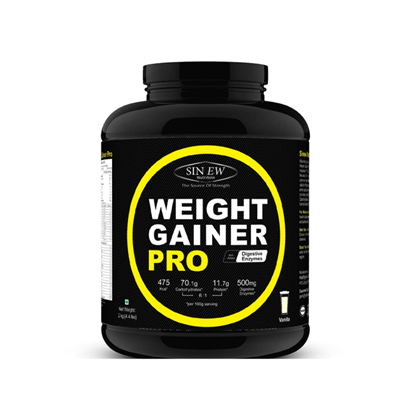 Picture of Sinew Nutrition Weight Gainer Pro with Digestive Enzymes Vanilla
