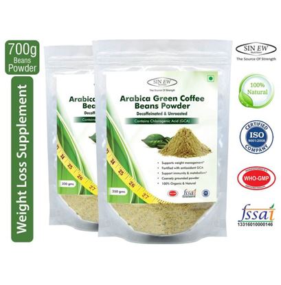 Picture of Sinew Nutrition ARABICA GREEN COFFEE BEANS Powder Pack of 2