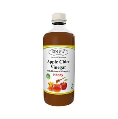 Picture of Sinew Nutrition Apple Cider Vinegar With Honey and Mother of Vinegar