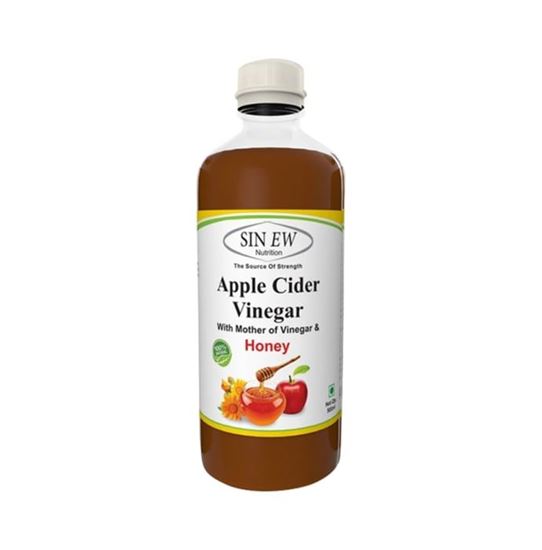 Picture of Sinew Nutrition Apple Cider Vinegar With Honey and Mother of Vinegar Pack of 2