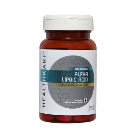 Picture of HealthKart Alpha Lipoic Acid Soft Gelatin Capsule