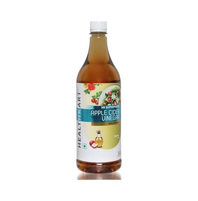 Picture of HealthKart Apple Cider Vinegar with Mother, Unfiltered, Unpasteurized Pack of 2