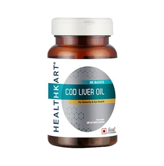 Picture of HealthKart Cod Liver Oil Capsule