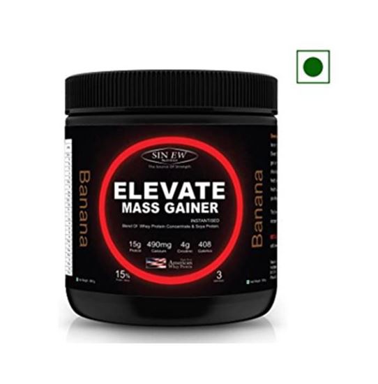 Picture of Sinew Nutrition Elevate Mass Gainer with DigiEnzymes Banana