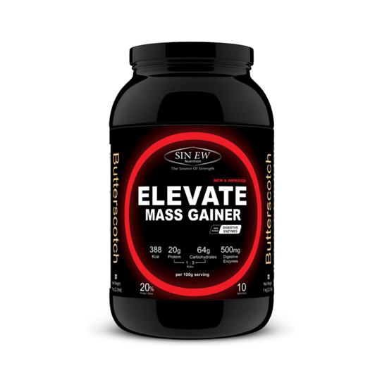 Picture of Sinew Nutrition Elevate Mass Gainer with DigiEnzymes Butterscotch