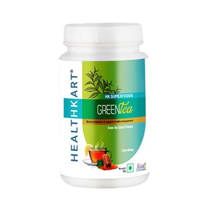Picture of HealthKart Green Tea Lime Honey Powder