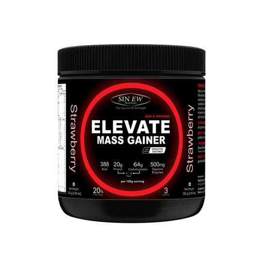 Picture of Sinew Nutrition Elevate Mass Gainer with DigiEnzymes Strawberry