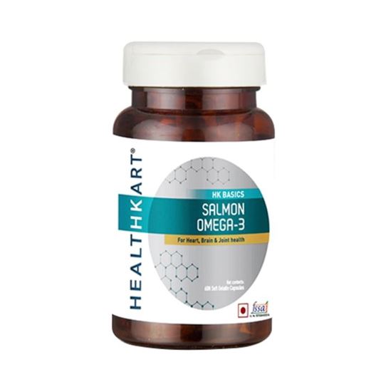 Picture of HealthKart Salmon Omega-3 Soft Gelatin Capsule