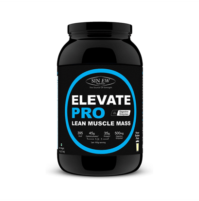 Picture of Sinew Nutrition Elevate PRO Lean Muscle Mass Gainer Protein Powder with Digestive Enzymes Kesar Pista Badam