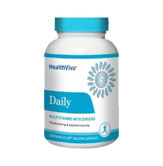 Picture of HealthViva Daily Multivitamin with Ginseng Capsule