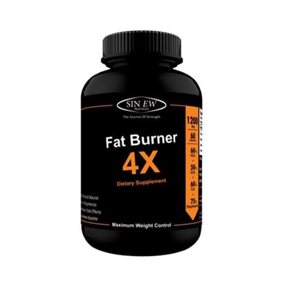 Picture of Sinew Nutrition Fat Burner 4X 1200mg Capsule