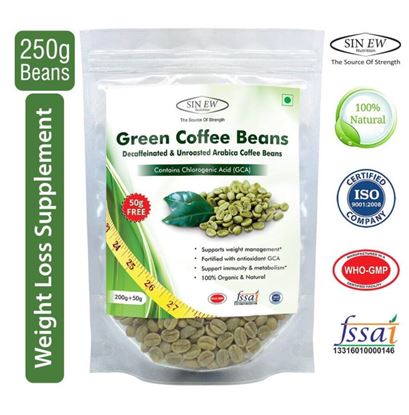 Picture of Sinew Nutrition Green Coffee Beans 200gm + 50gm Free