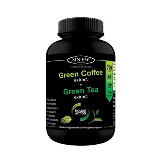 Picture of Sinew Nutrition Green Tea with Green Coffee Extract Capsule