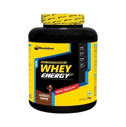 Picture of MuscleBlaze Whey Energy with Digezyme Powder Chocolate