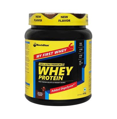 Picture of MuscleBlaze Whey Protein with Digestive Enzyme Rich Milk Chocolate
