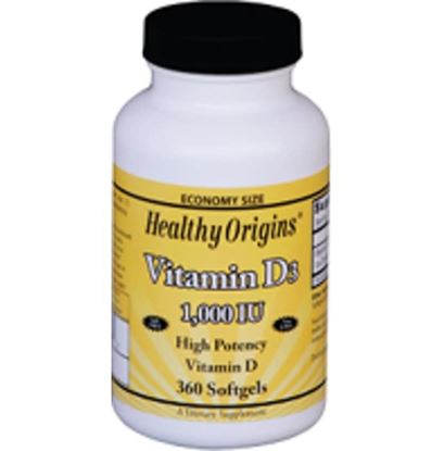 Picture of Healthy Origins Vitamin D3 1,000IU Softgels