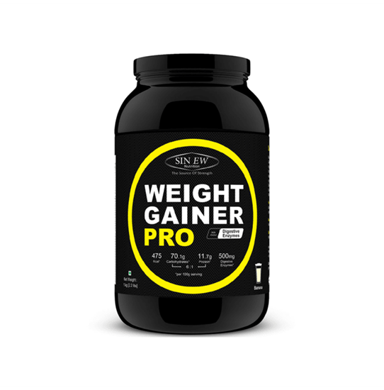 Picture of Sinew Nutrition Weight Gainer Pro with Digestive Enzymes Banana